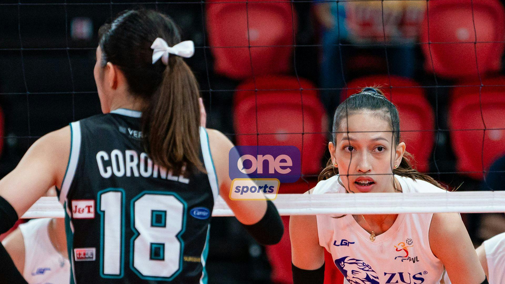 Thea Gagate reflects on first PVL matchup with La Salle teammate Julia Coronel